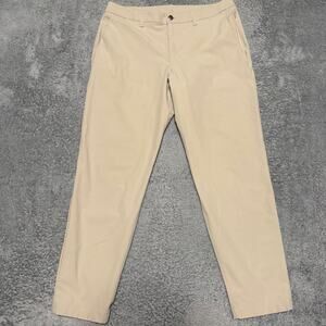 Lululemon ABC Pants Mens 34 x28.5 Beige  Warpstreme Stretch Casual Golf M5AQYS